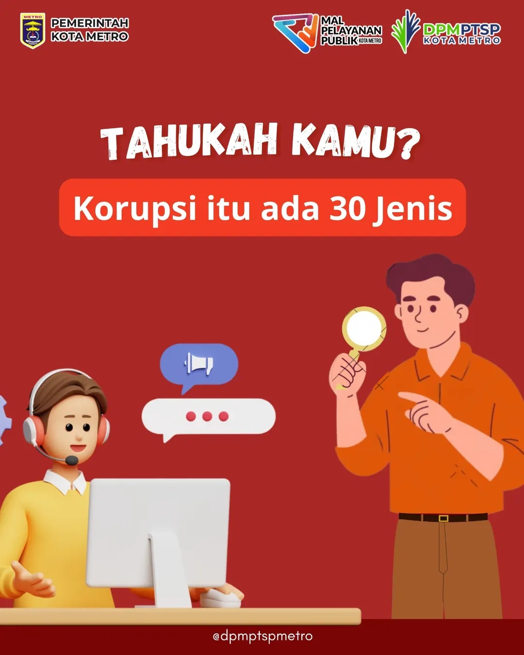 Korupsi ada 30 Jenis